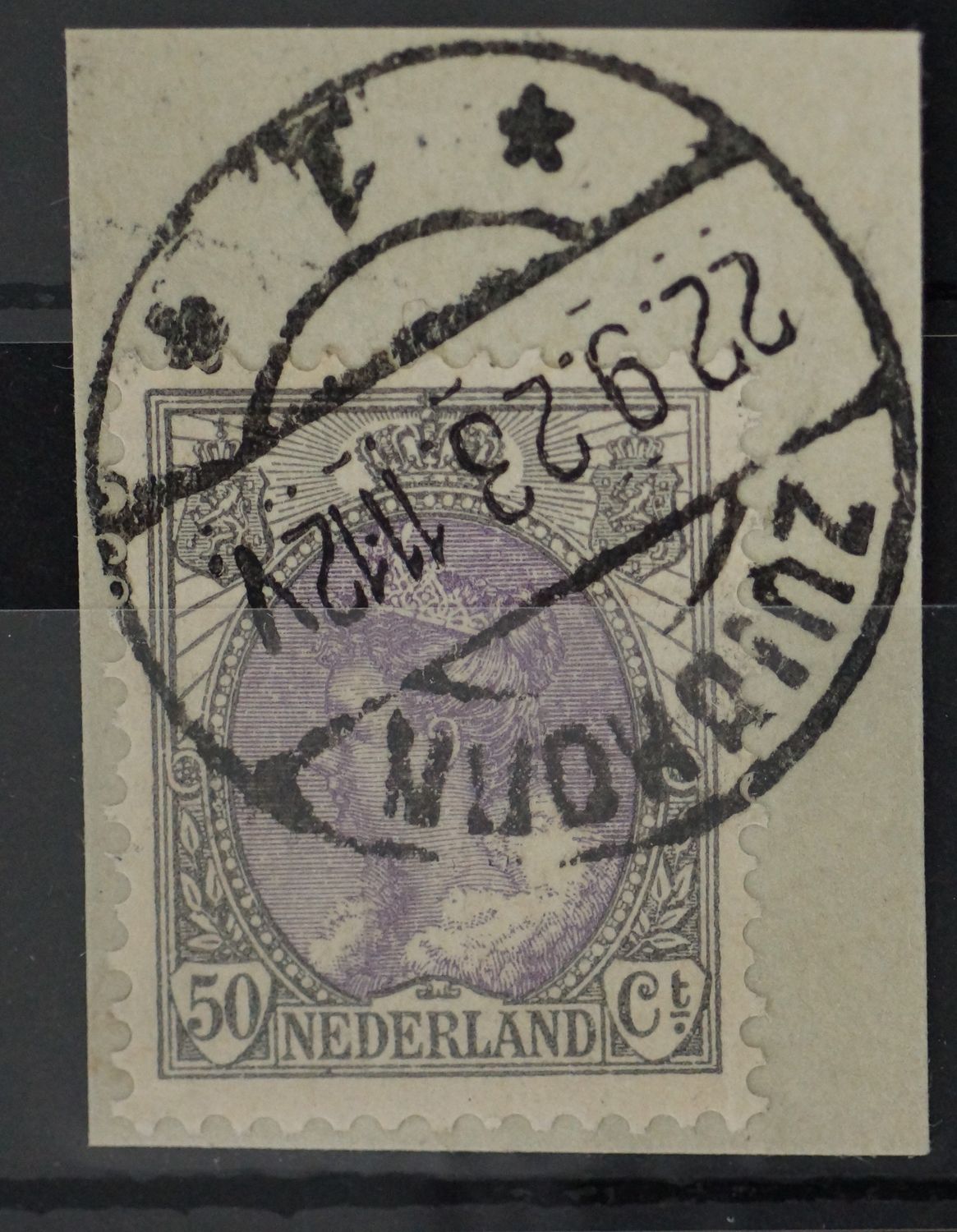 Zuidhorn 1 op NVPH 75 - vrij schaars