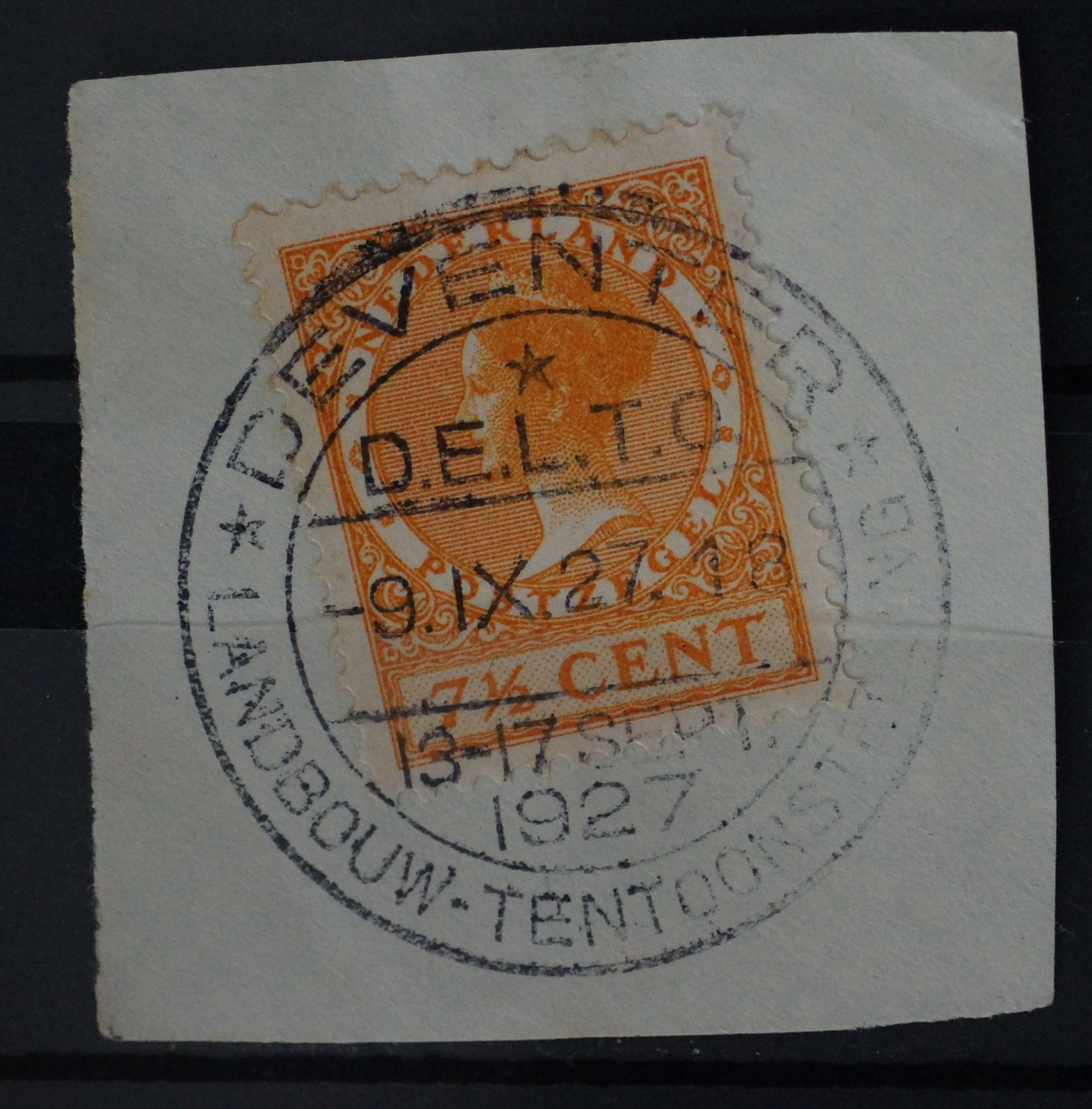 Gelegenheidsstempel Deventer Landbouwtentoonstelling op NVPH 151 - schaars! Gelegenheidsstempel Deventer Landbouwtentoonstelling op NVPH 151 - schaars!