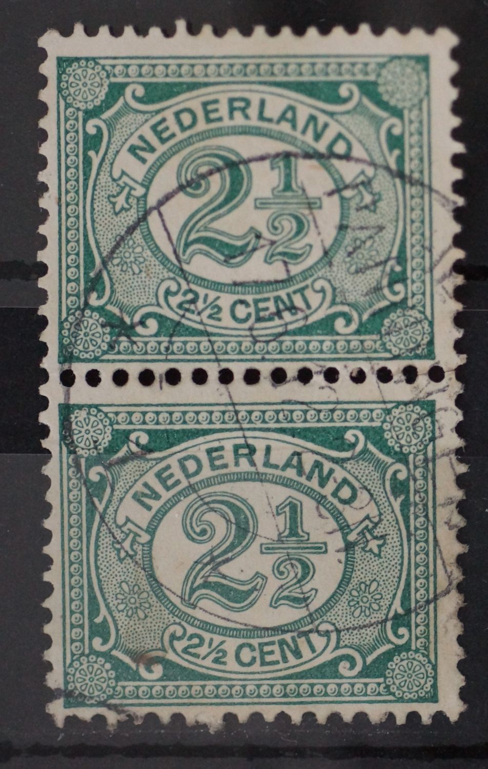 Helden Panningen 1 op NVPH 55 (paar) - vrij schaars