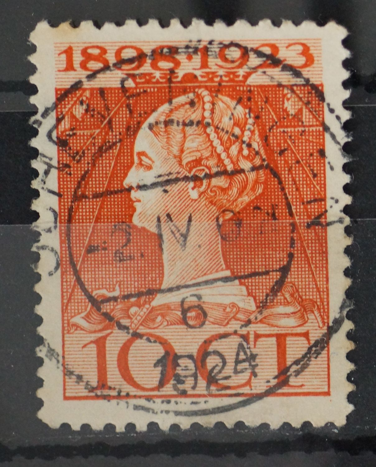 Scheveningen 6 op NVPH 124 Scheveningen 6 op NVPH 124