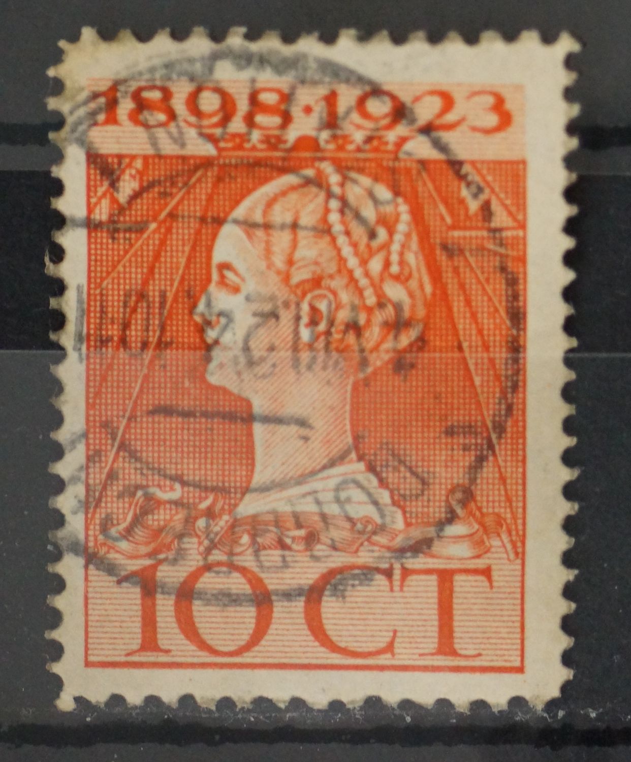 Dordrecht Station 1 op NVPH 124 - vrij schaars