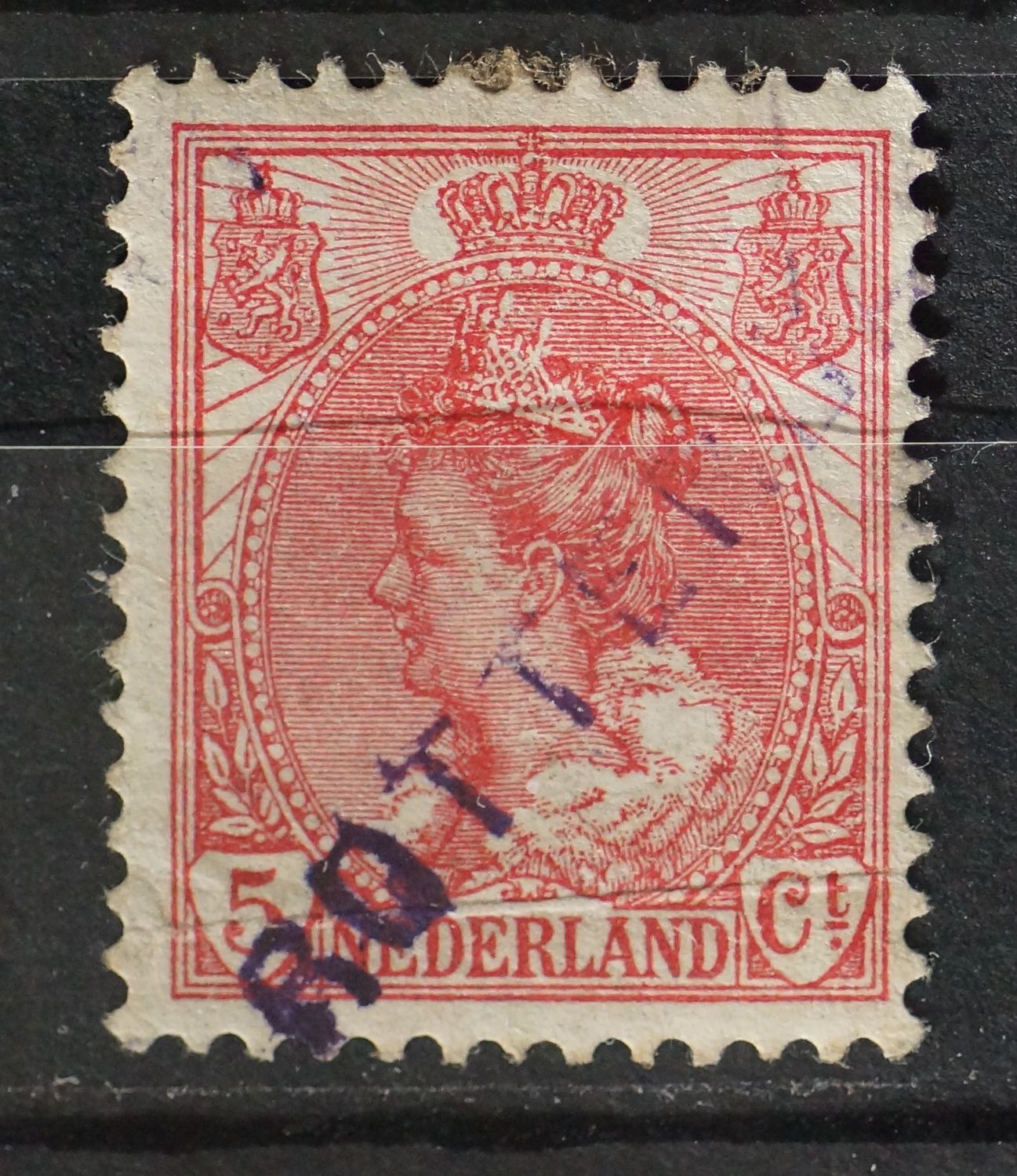 Rotterdam (violet) op NVPH 60 Rotterdam (violet) op NVPH 60