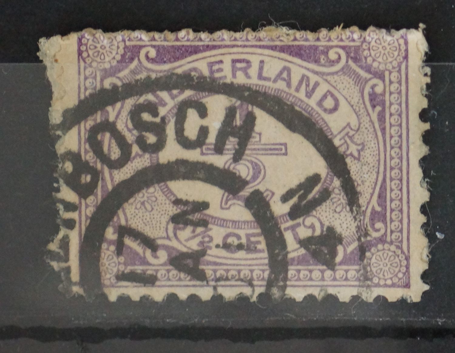 sHertogenbosch op NVPH 50 - Bossche tanding bovenzijde - vrij schaars sHertogenbosch op NVPH 50 - Bossche tanding bovenzijde - vrij schaars