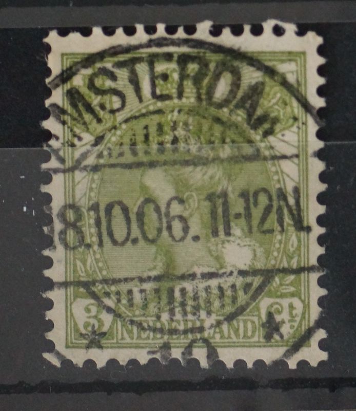 Amsterdam 10 op NVPH 57 Amsterdam 10 op NVPH 57