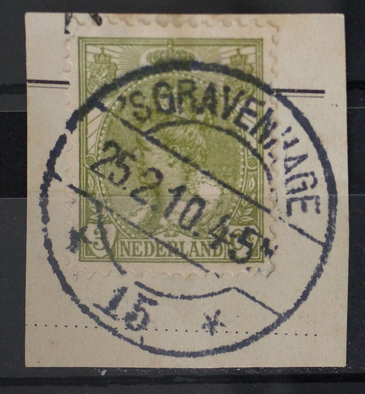 sGravenhage 15 op NVPH 57