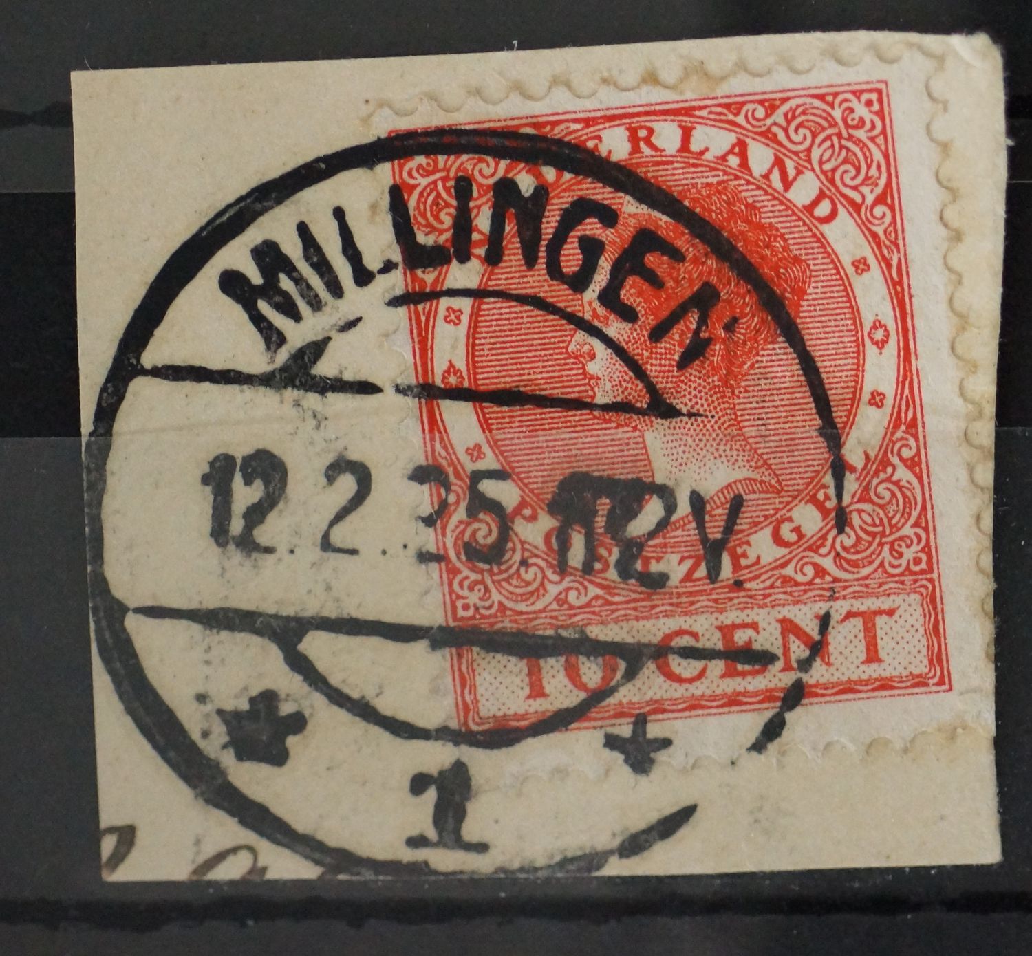 Millingen 1 op NVPH 153 Millingen 1 op NVPH 153