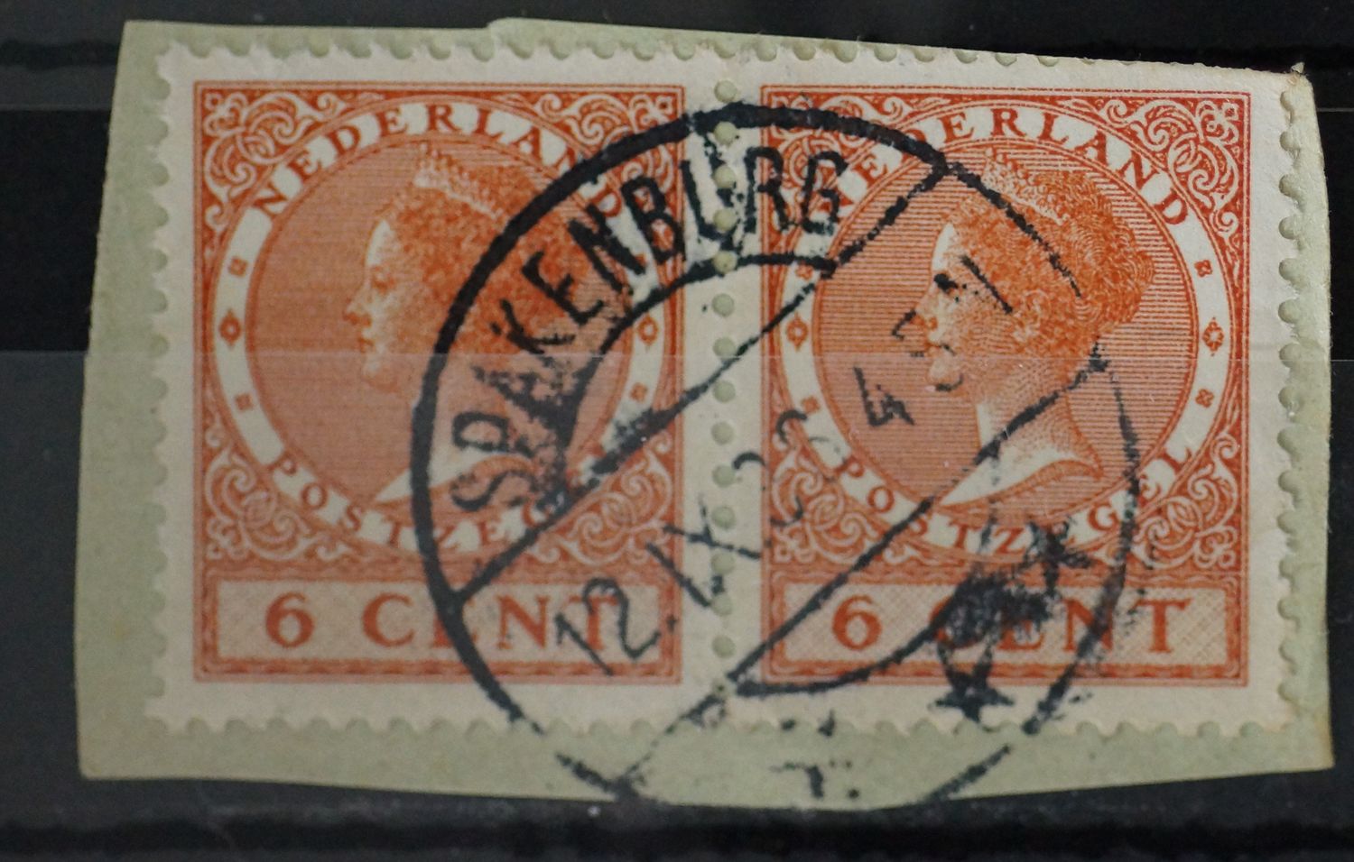 Spakenbrug op NVPH 178 (paar)
