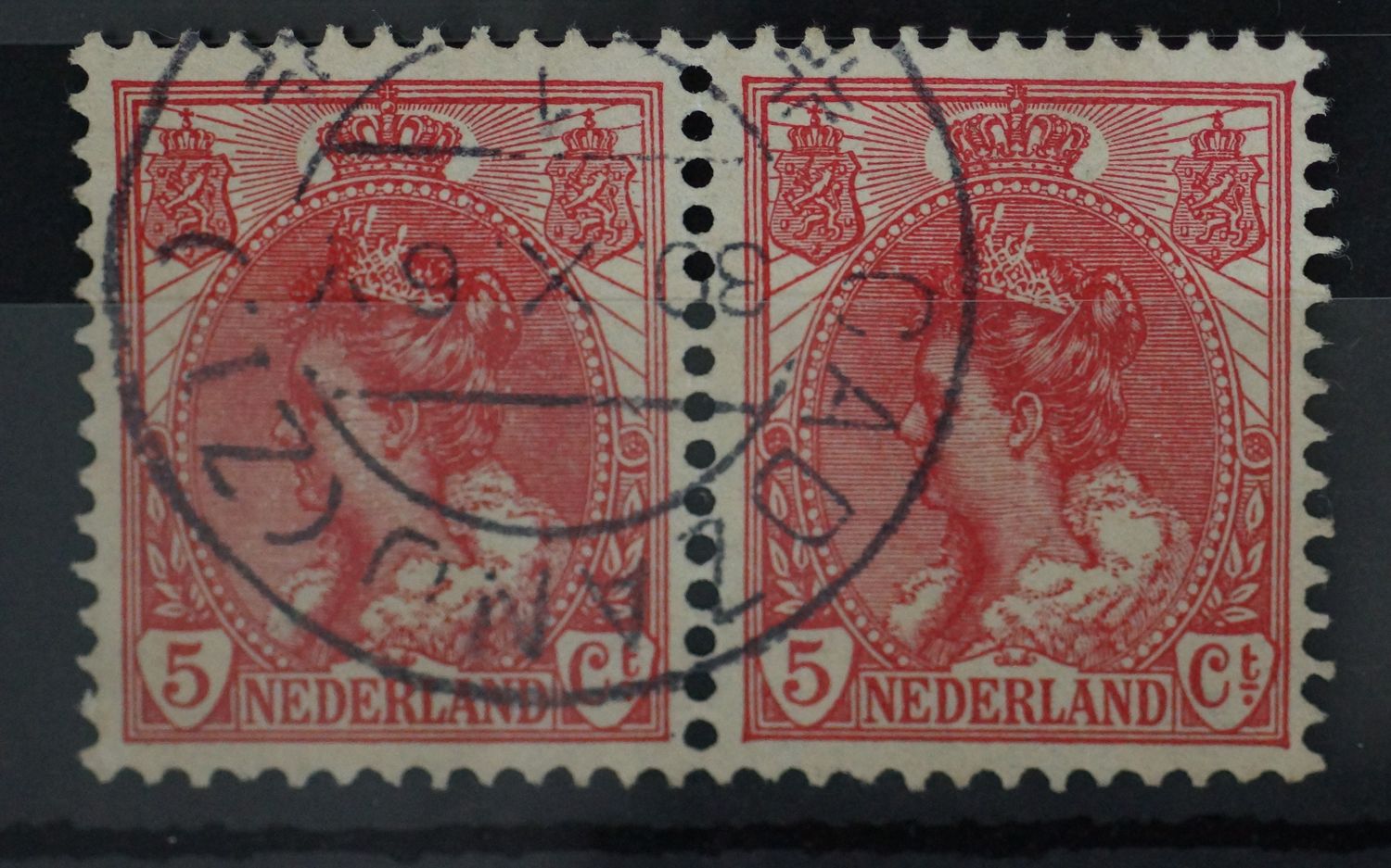 Cadzand (Zl.) 1 op NVPH 60 (paar)