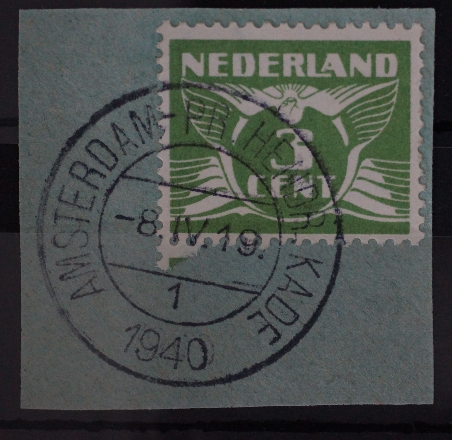 Amsterdam-Pr. Hendr. Kade 1 op NVPH 175