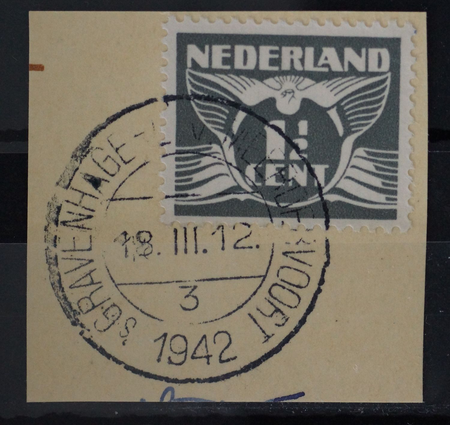sGravenhage - L. v. Meerdervoort 3 op NVPH 171