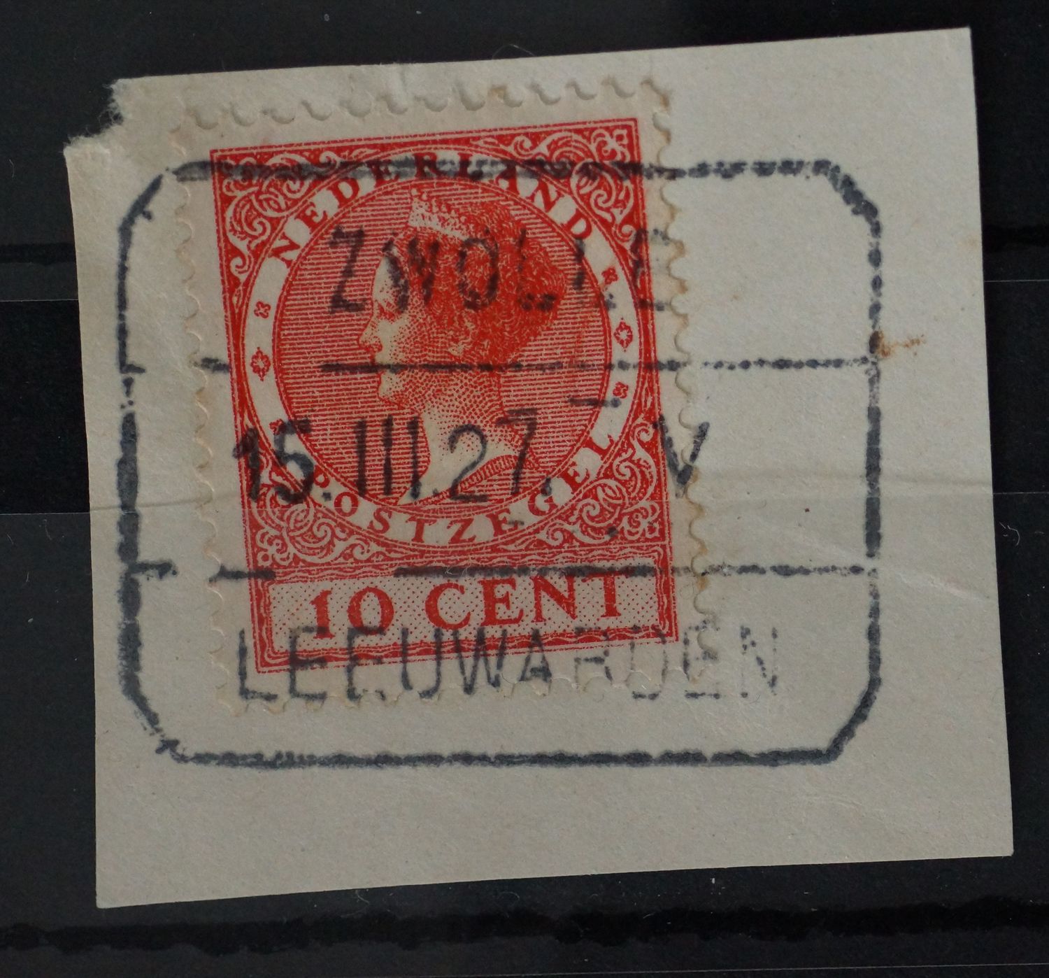 Zwolle - Leeuwarden V op NVPH 182