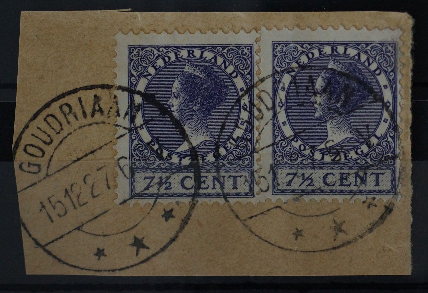 Goudriaan op NVPH 179 (2x)