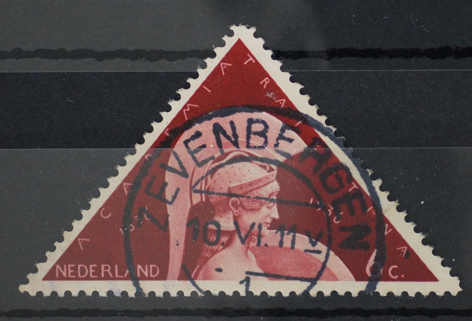 Zevenbergen 1 op NVPH 287 Zevenbergen 1 op NVPH 287