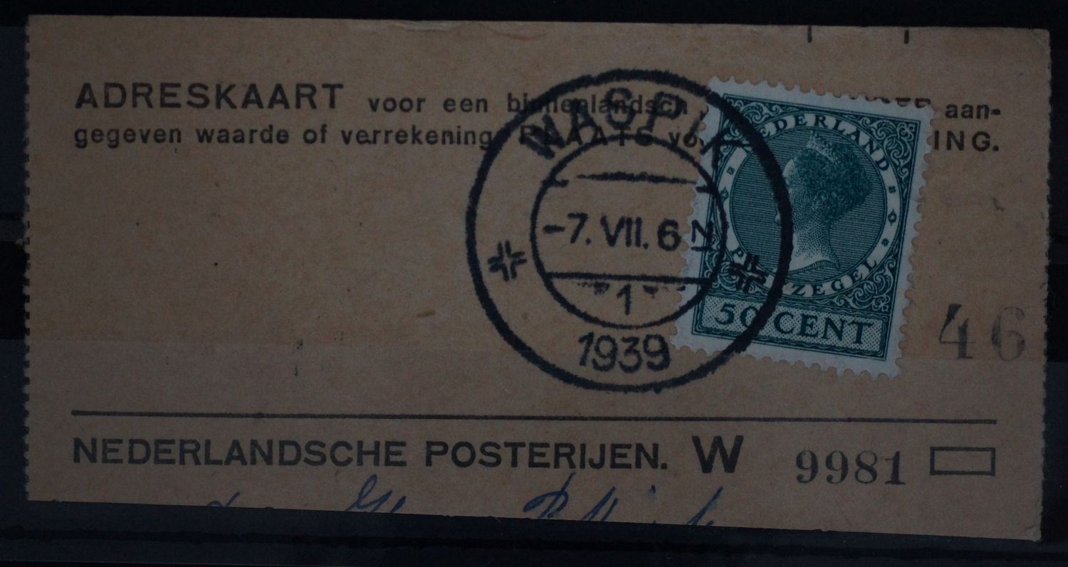 Waspik 1 op NVPH 197 Waspik 1 op NVPH 197