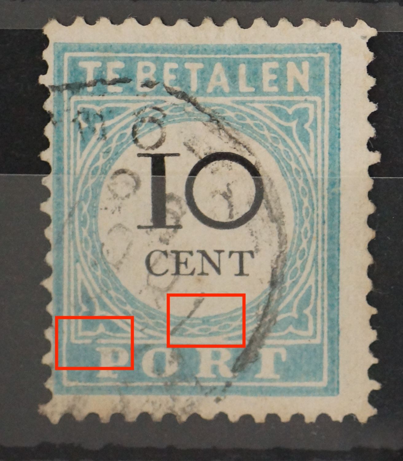 NVPH P7 - blauwe vlekken odner