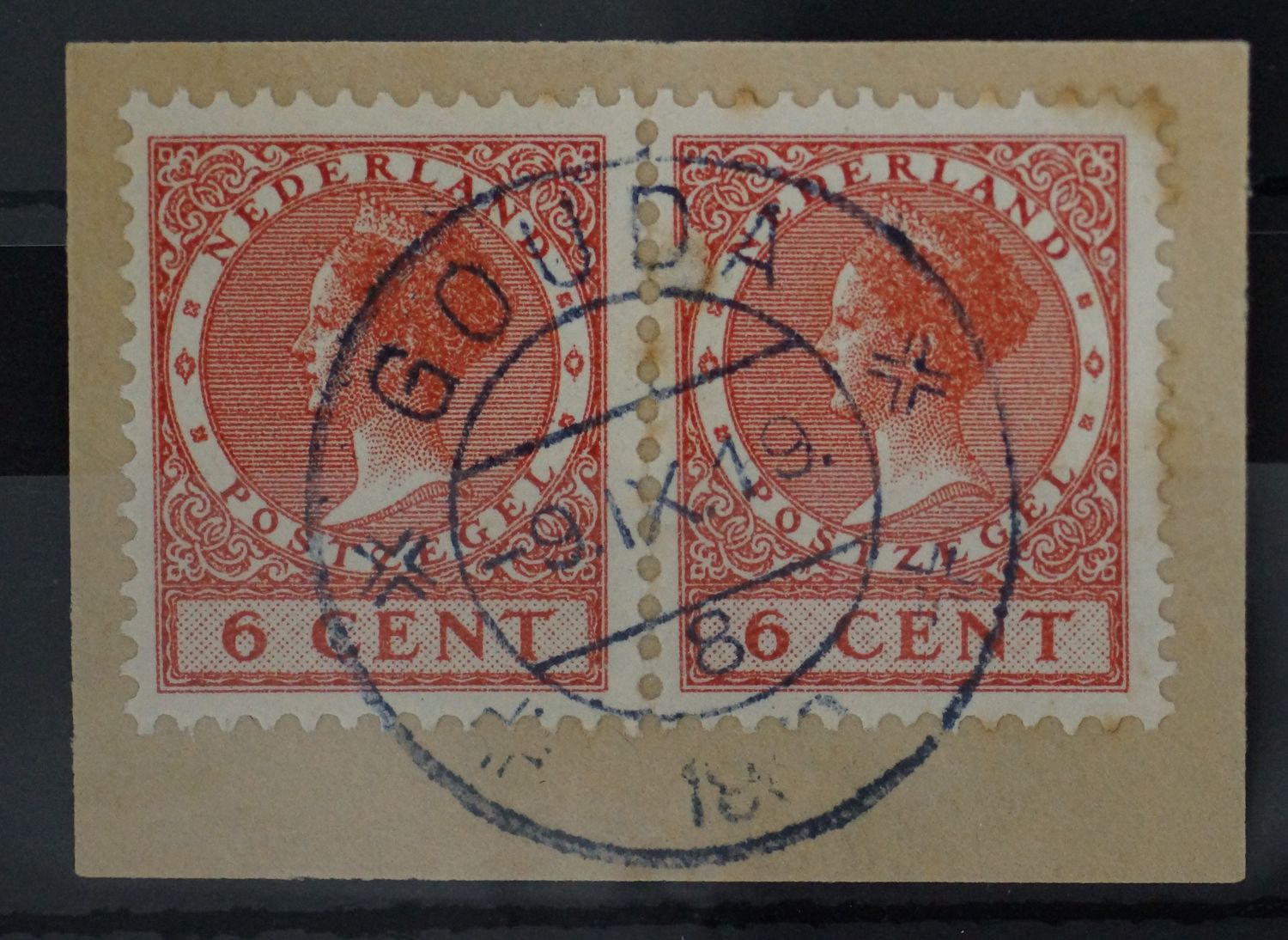 Gouda 8 op NVPH 178 (paar)