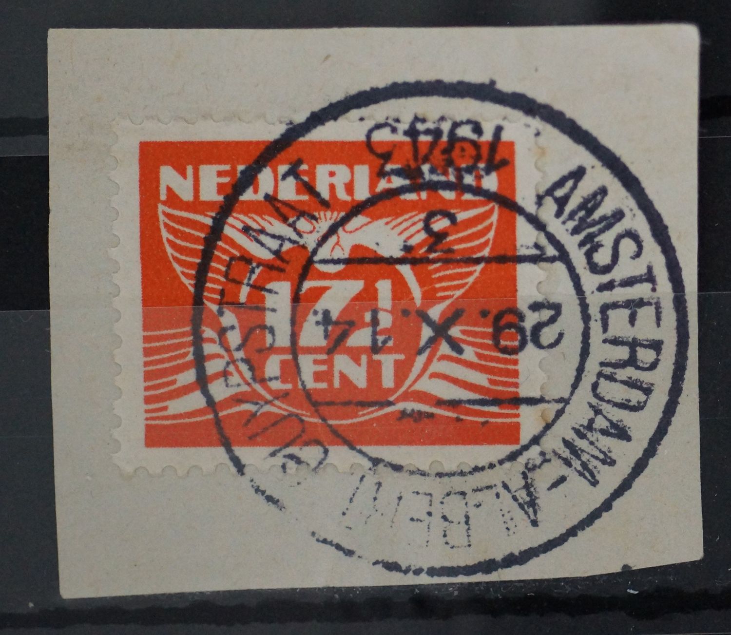 Amsterdam - Albert Cuypstraat 3 op NVPH 385