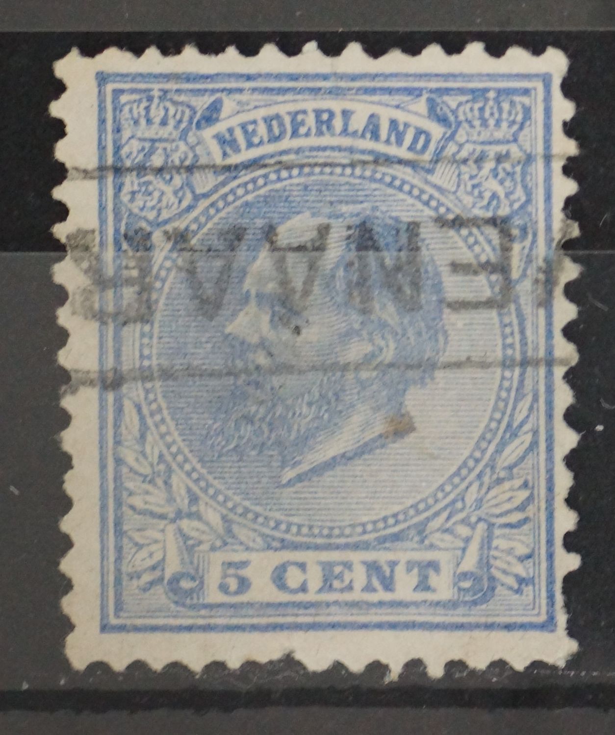 Haltestempel Zevenaar op NVPH 19