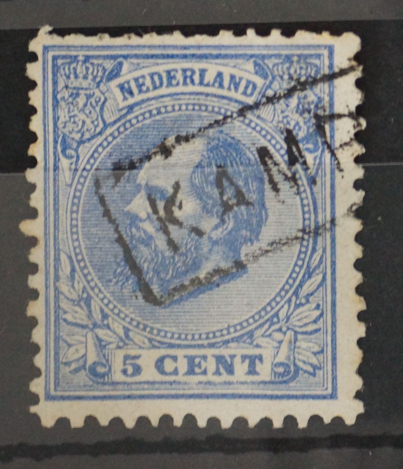 Haltestempel Kampen op NVPH 19
