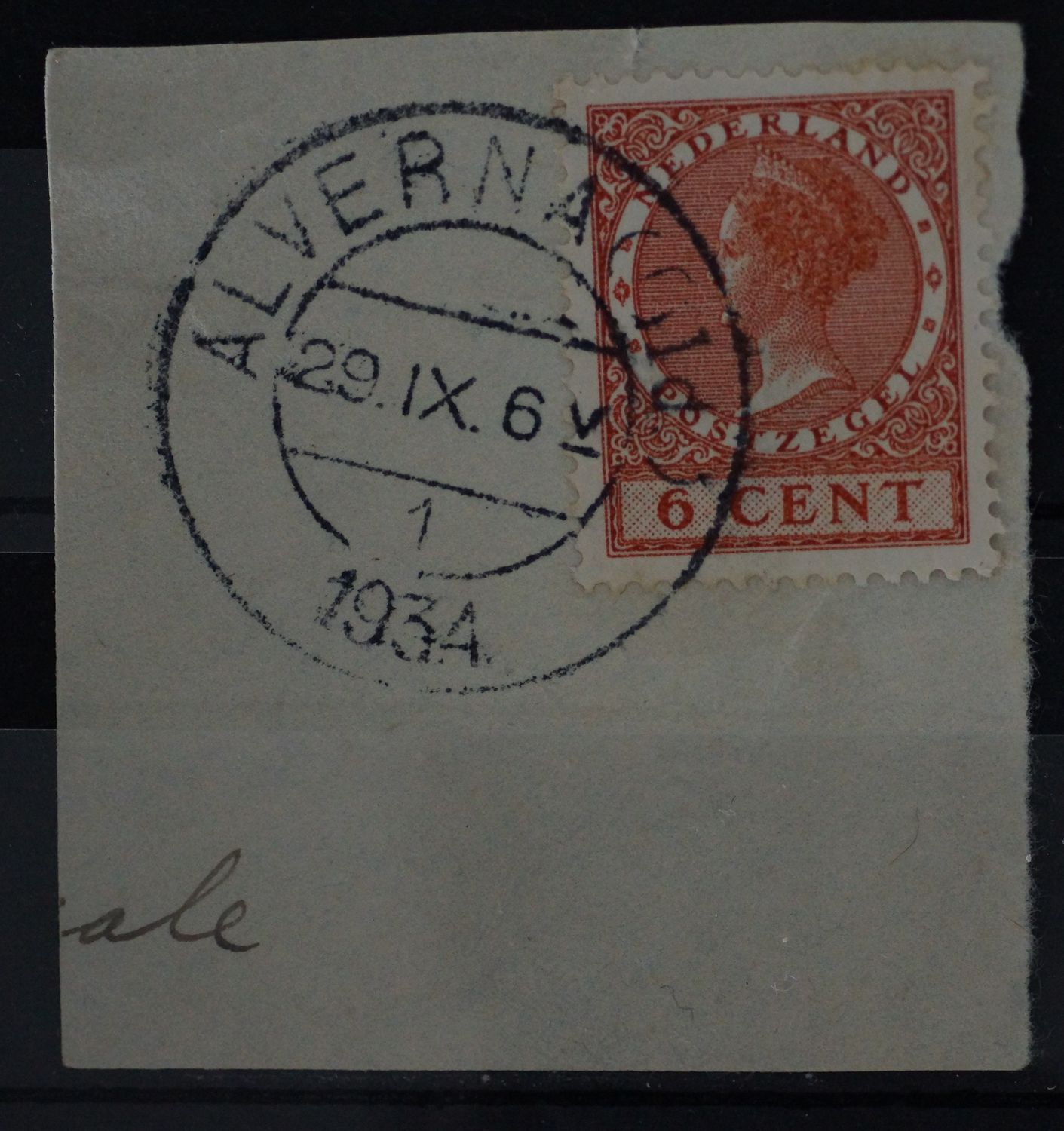 Alverna (Gld.) 1 op NVPH 178 Alverna (Gld.) 1 op NVPH 178