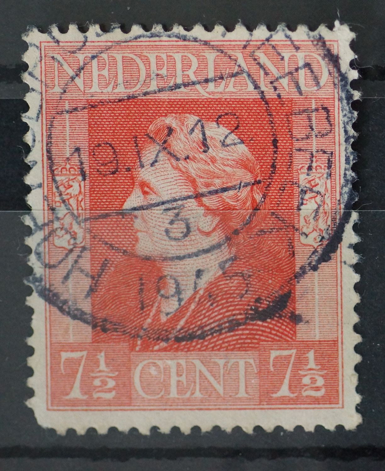 Hoensbroek-Treebeek 3 op NVPH 432 - open 4 van 1945