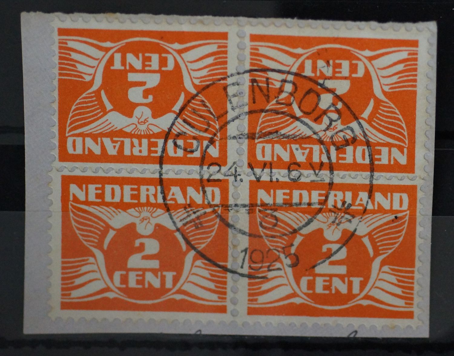 Oudenbosch 3 op NVPH 145 (blok)