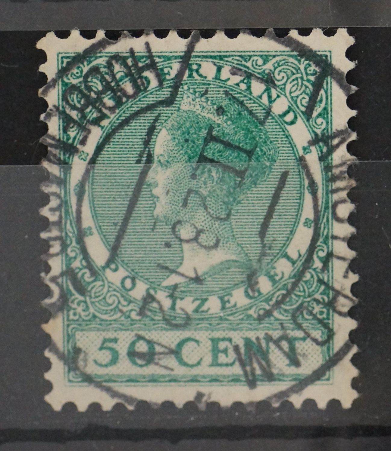 Amsterdam Hobbemastr, 5 op NVPH 161 - vrij schaars Amsterdam Hobbemastr, 5 op NVPH 161 - vrij schaars