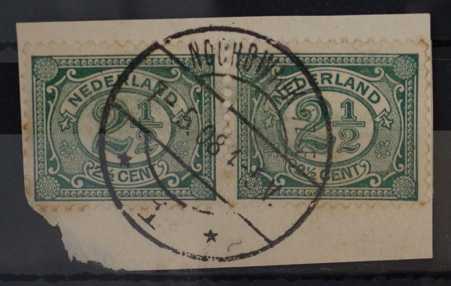 Noorwijk a/Zee op NVPH 55 (paar) - vrij schaars