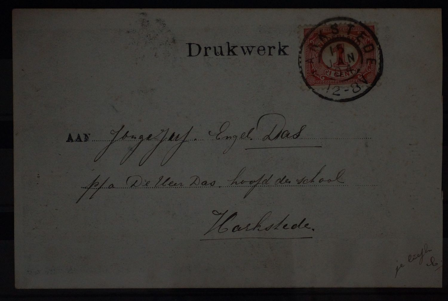 Harkstede op fantasie briefkaart
