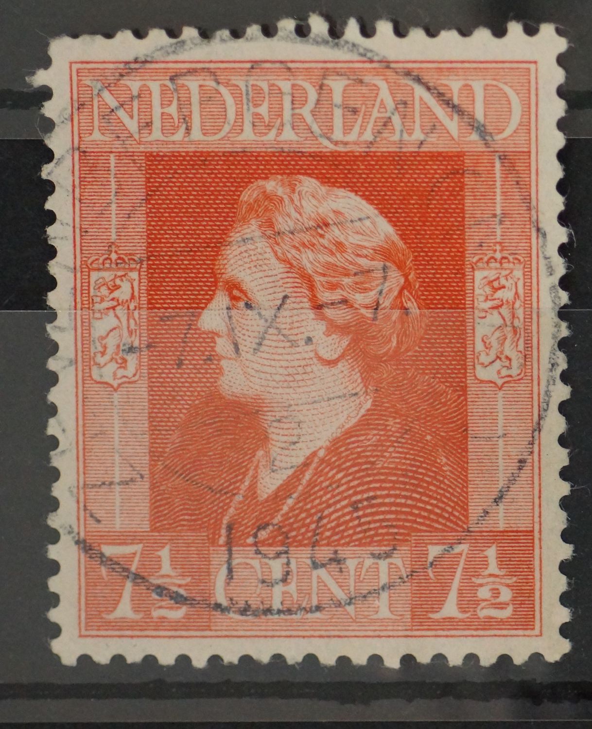 Zevenbergen (N.B.) 2 op NVPH 432 - open 4 van 1945