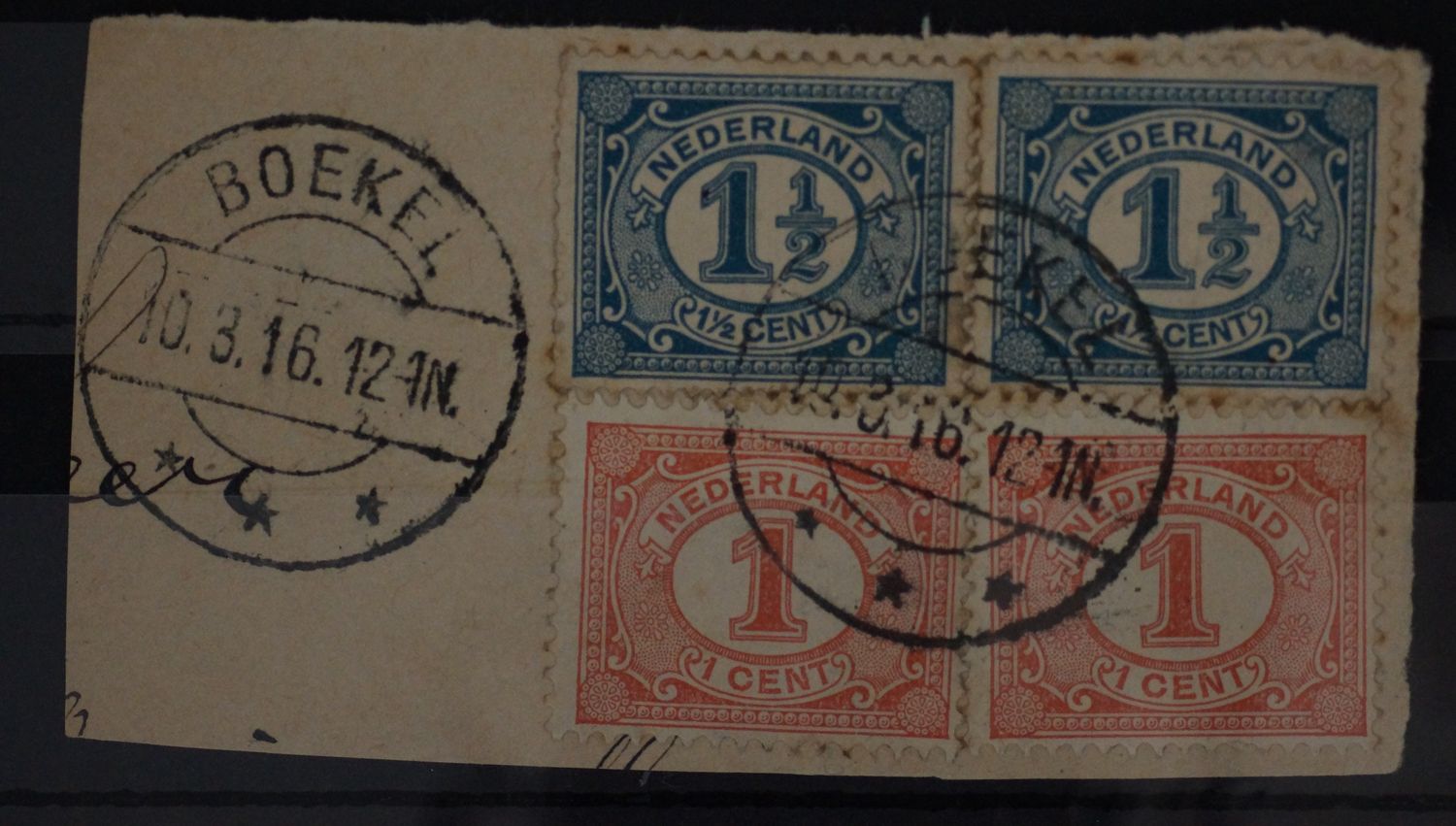 Boekel op NVPH 51 (2x) en 53 (2x)