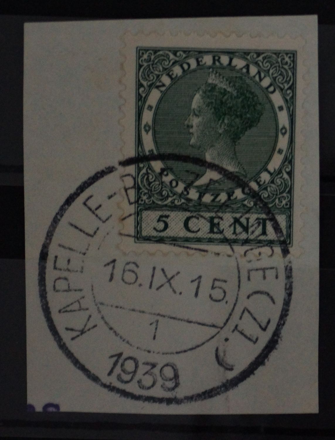 Kapelle-Biezelinge (Zl.) 1 op NVPH 177
