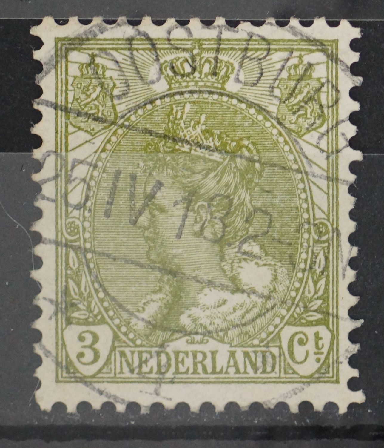Oostburg 4 op NVPH 57 - vrij schaars