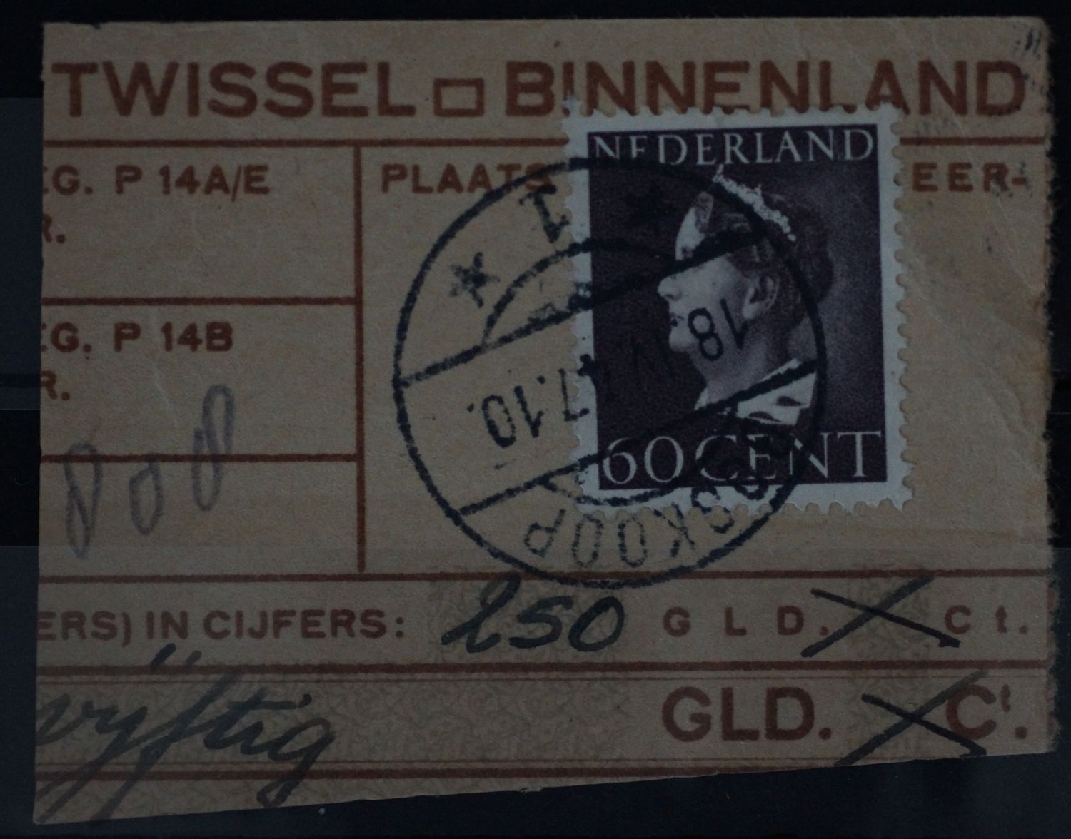 Boskoop 1 op NVPH 345 - vrij zeldzaam