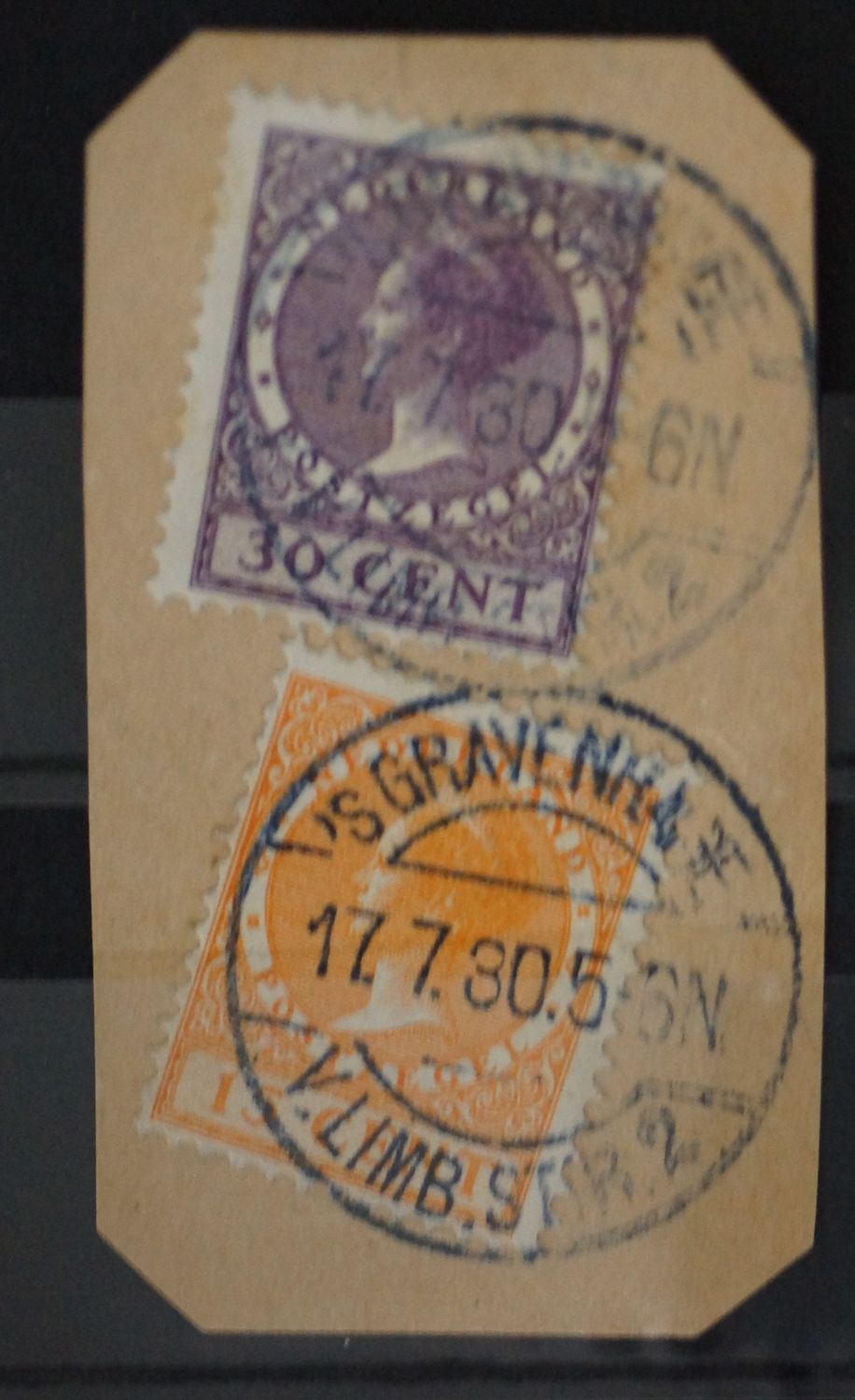 sGravenhage v.Limb. Stir. 2 op NVPH 187 en 194 sGravenhage v.Limb. Stir. 2 op NVPH 187 en 194