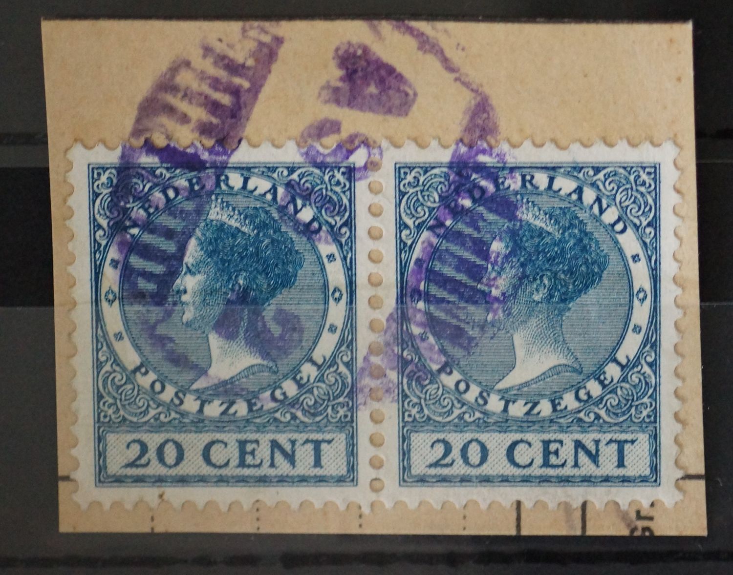 ASD 2 (Amsterdam Amstel) op NVPH 156 (paar) ASD 2 (Amsterdam Amstel) op NVPH 156 (paar)