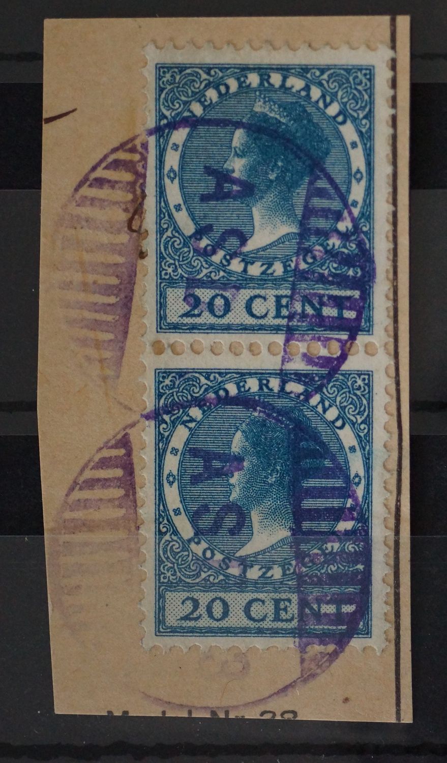 ASD (Amsterdam) op NVPH 156 (paar) ASD (Amsterdam) op NVPH 156 (paar)