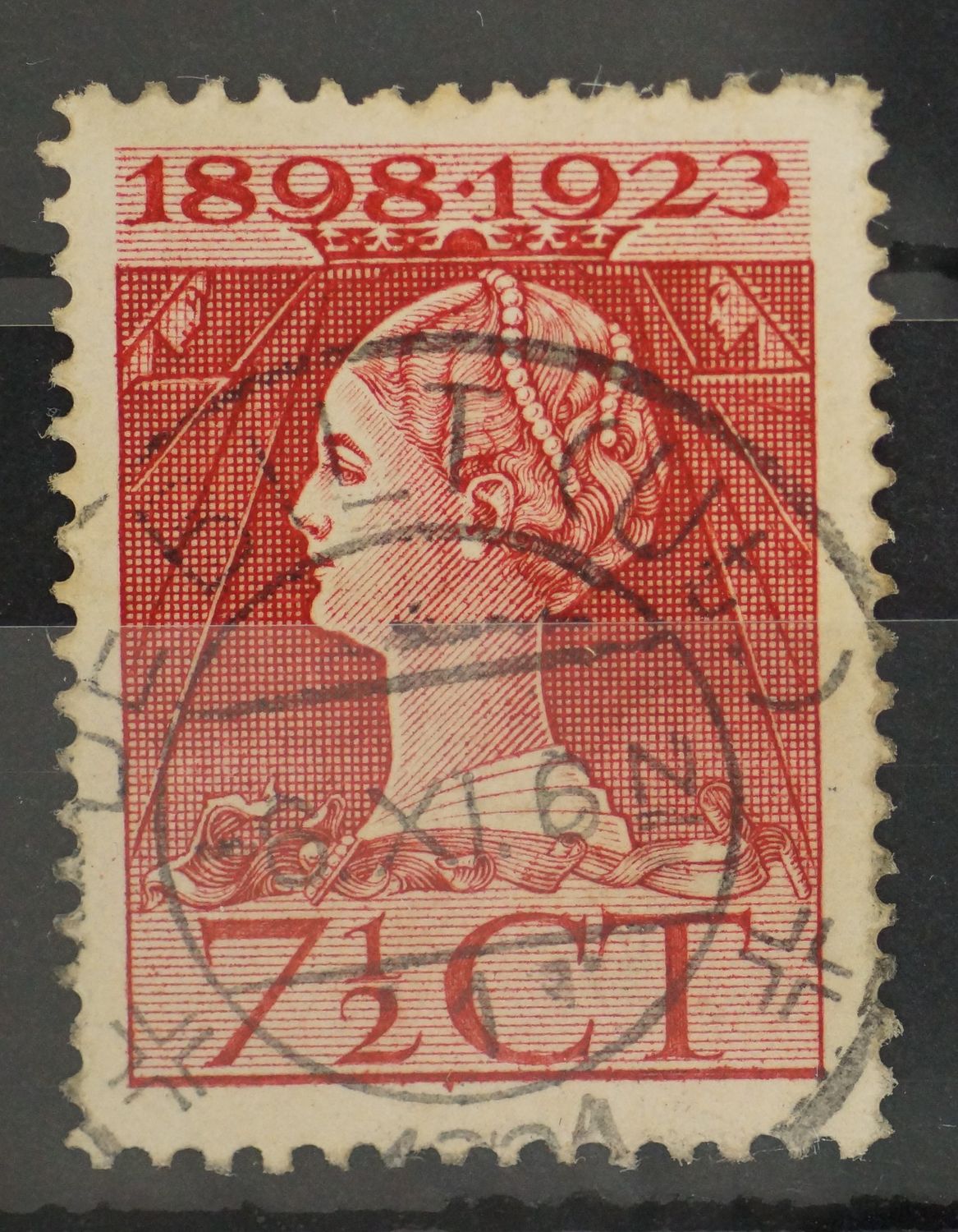 De Bilt (Ut.) 1 op NVPH 123 - plaatfout De Bilt (Ut.) 1 op NVPH 123 - plaatfout