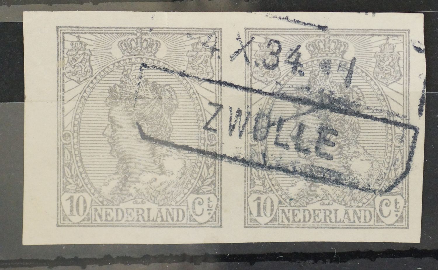 Arnhem (?) - Zwolle I op NVPH 83 (paar) Arnhem (?) - Zwolle I op NVPH 83 (paar)