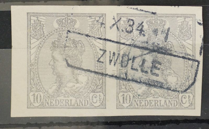 Arnhem (?) - Zwolle I op NVPH 83 (paar) Arnhem (?) - Zwolle I op NVPH 83 (paar)