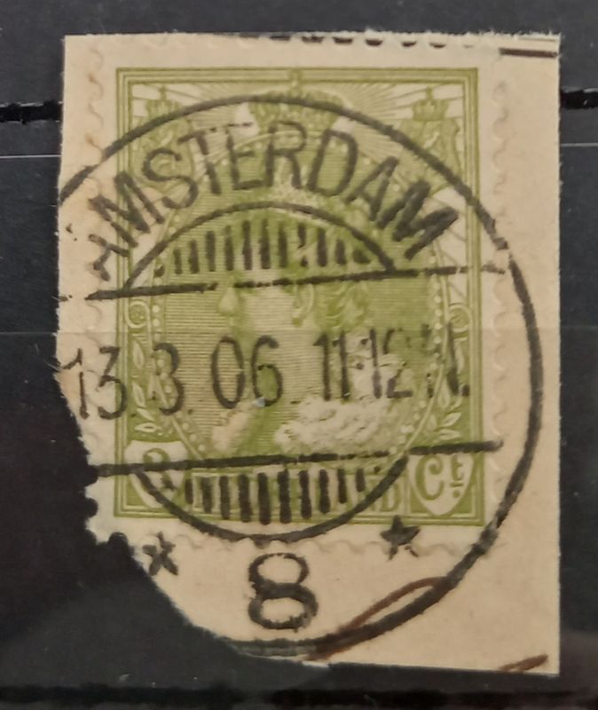 Amsterdam 8 op NVPH 57 Amsterdam 8 op NVPH 57