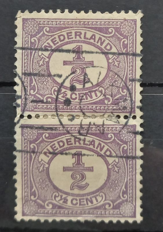 Alkmaar (z.j.) op NVPH 50 (paar) Alkmaar (z.j.) op NVPH 50 (paar)