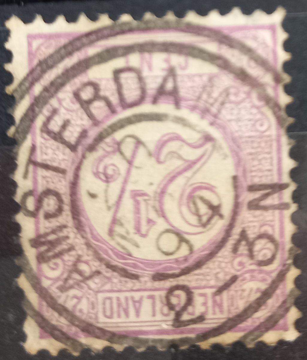 Dubbelring Amsterdam op NVPH 33