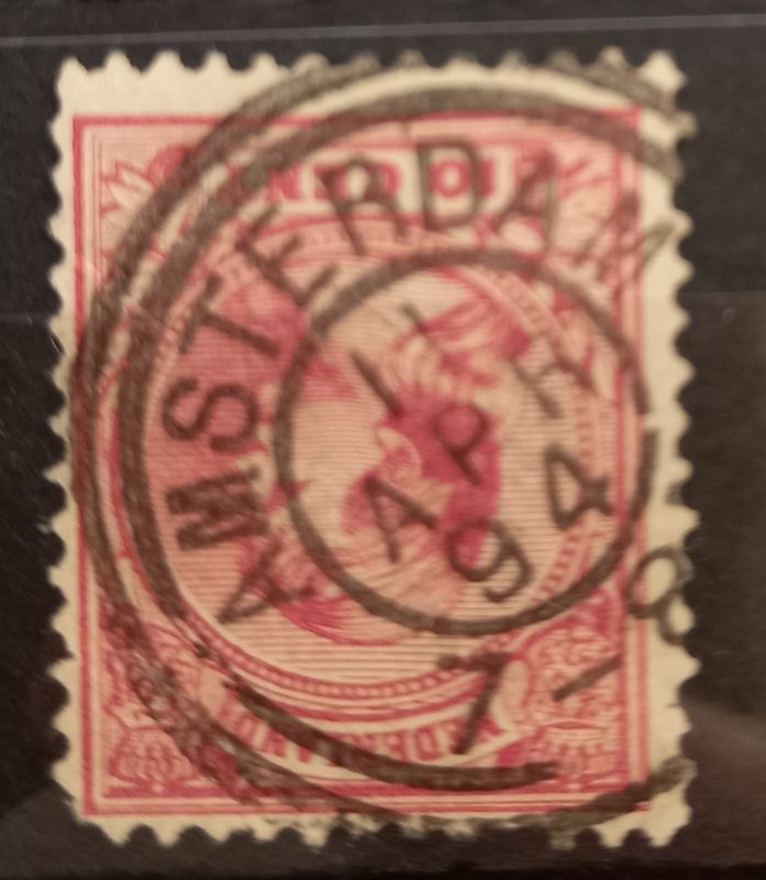 Dubbelring Amsterdam op NVPH 37