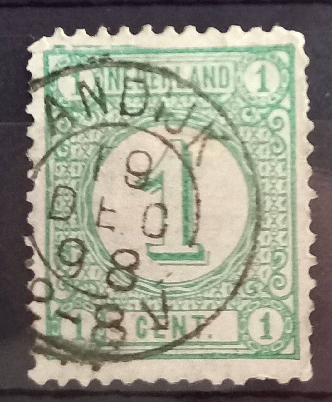 Andijk op NVPH 31 - plaatfout