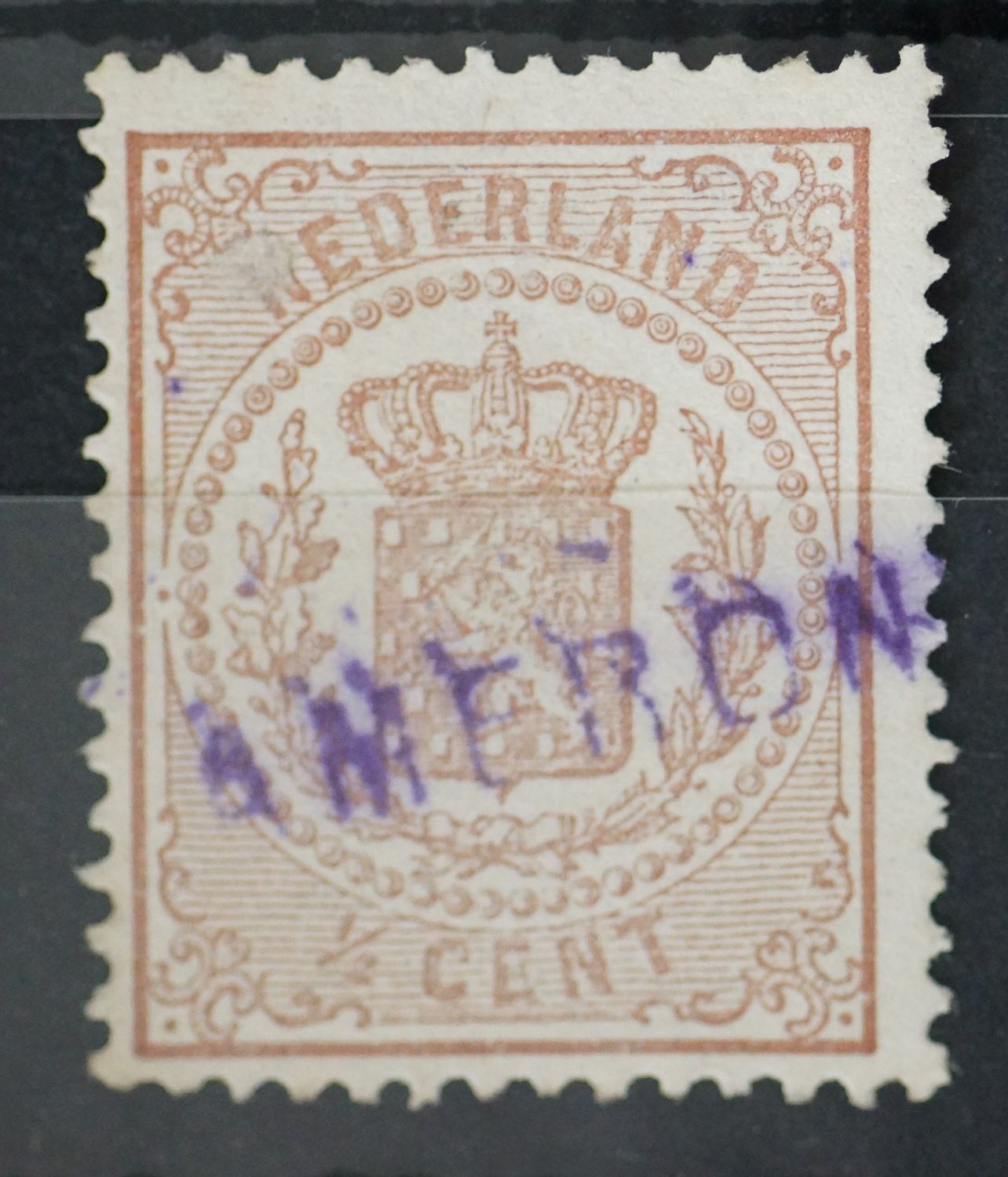 Amerongen (in violet) op NVPH 13 - schaars Amerongen (in violet) op NVPH 13 - schaars