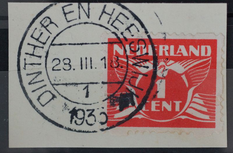 Dinther en Heeswijk 1 op NVPH R34 (plaatfout)