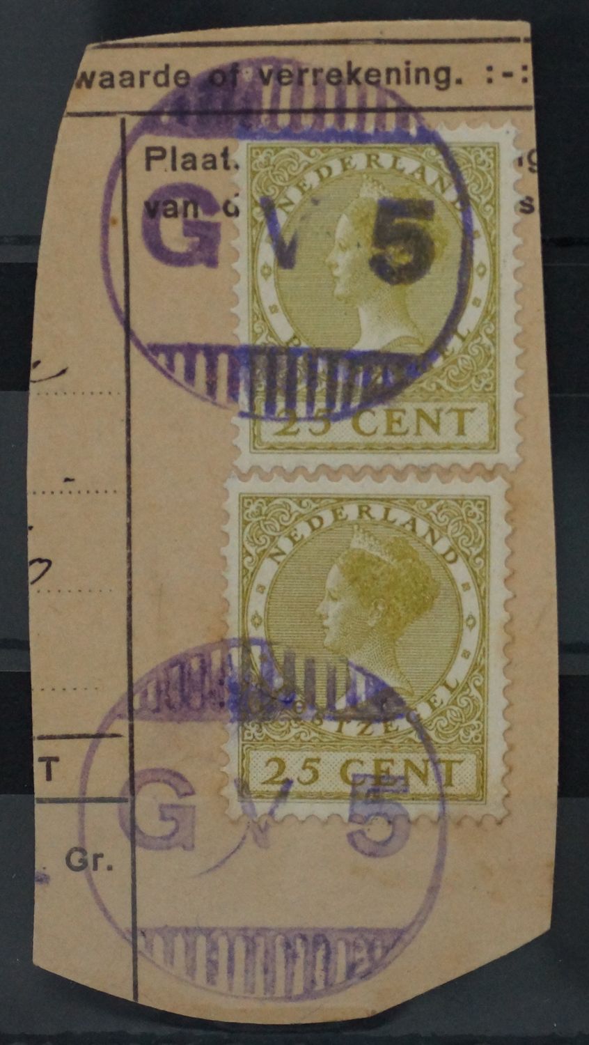 GV 5 (Den Haag Z.O. Buitensingel) op NVPH 157 ( 2x) GV 5 (Den Haag Z.O. Buitensingel) op NVPH 157 ( 2x)