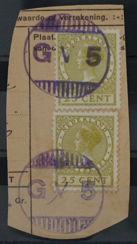 GV 5 (Den Haag Z.O. Buitensingel) op NVPH 157 ( 2x) GV 5 (Den Haag Z.O. Buitensingel) op NVPH 157 ( 2x)