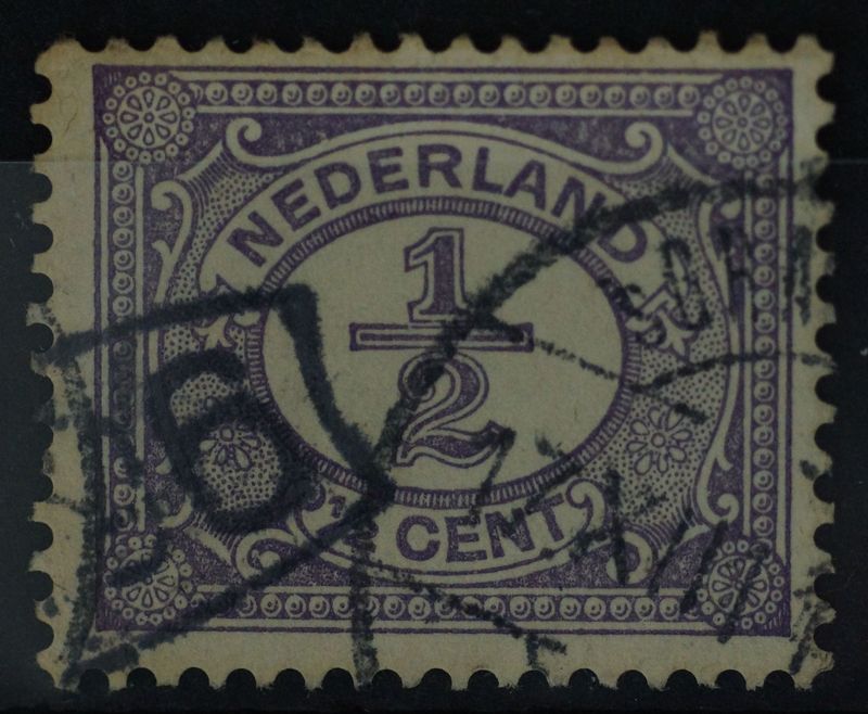 Bestellerstempel op NVPH 50